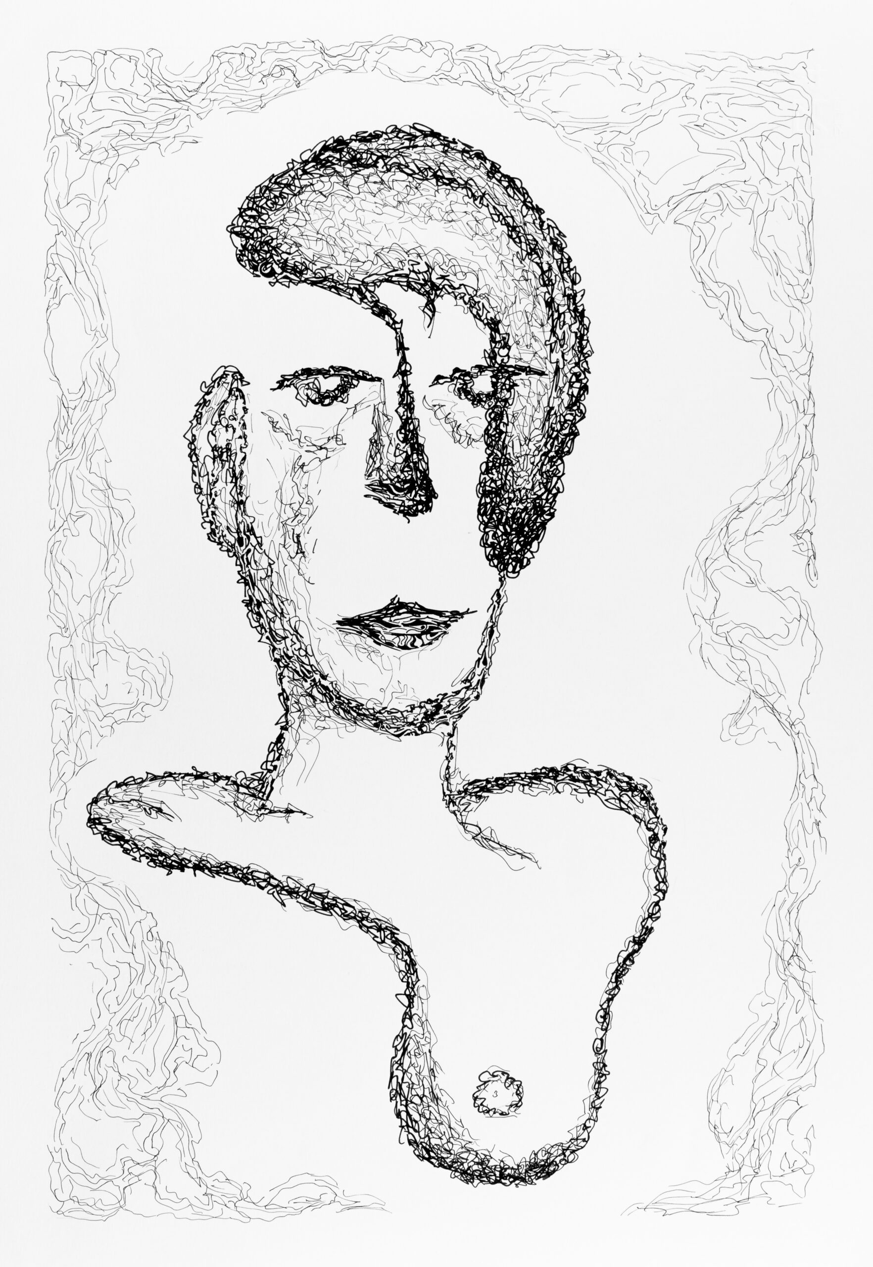 LADY WITH FRINGE